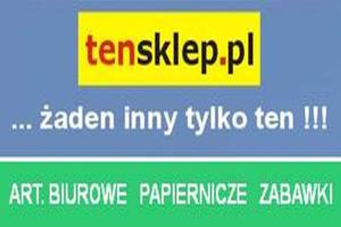 Tensklep.pl - sklep papierniczy, biurowy i zabawki dla dzieci