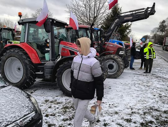 Protest rolników z gmin Białopole i Kamień (30 grudnia 2025) [GALERIA ZDJĘĆ]