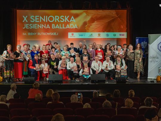 Muzyka, radość i biesiada. We Włodawie odbyła się X Seniorska Jesienna Ballada [GALERIA ZDJĘĆ]